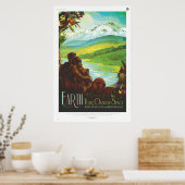 Die Erde, Ihre Oase im Weltraum Poster (Küche)