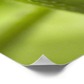 Die Erde im Tropfen Poster (Ecke)