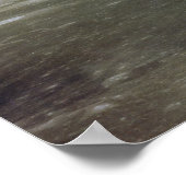 Die Erde im Weltraum vom Mond Poster (Ecke)