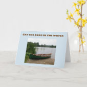 DIE ERDE IN DAS WASSER LEGEN UND GENIESSEN *GEBURT KARTE (Gelbe Blume)