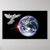 Die Erde ist der Lords-Leinwand Poster (Vorne)