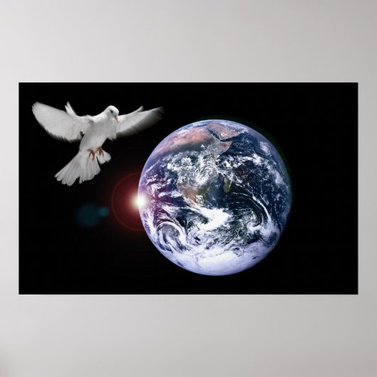 Die Erde ist der Lords-Leinwand Poster (Vorne)