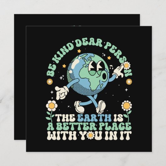 Die Erde ist ein besserer Platz mit dir darin (Vorne/Hinten)