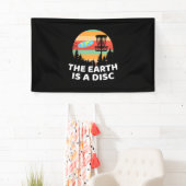 Die Erde ist ein Plattengolf Banner (Insitu)