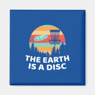 Die Erde ist ein Plattengolf Magnet