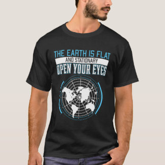 Die Erde ist eine flache Narbe, die eine Idee für  T-Shirt