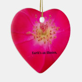 Die Erde ist eine Illusion Keramik Ornament (Rechts)