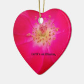 Die Erde ist eine Illusion Keramik Ornament (Links)