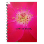 Die Erde ist eine Illusion Notizblock (Vorderseite)