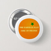 Die Erde ist flach Button (Vorne & Hinten)