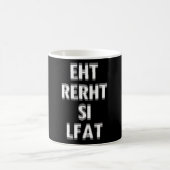 Die Erde ist flach Kaffeetasse (Mittel)