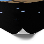 Die Erde ist flacher Donut, sie ist flache Erde Poster (Ecke)