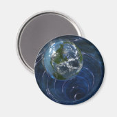 Die Erde ist in Schwierigkeiten Magnet (Vorderseite/Rückseite)