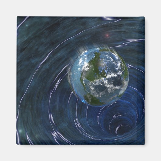 Die Erde ist in Schwierigkeiten Magnet (Vorne)