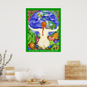 Die Erde ist meine Mutter Poster (Küche)