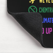 Die Erde ist nicht mit flachen Impfstoffen gegen d Mousepad (Ecke)