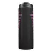 Die Erde ist weiblich Thermosbecher (Vorderseite)