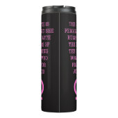 Die Erde ist weiblich Thermosbecher (Rückseite)