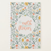 Die Erde lacht in Blume botanisches Muster