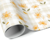 Die Erde lacht in Blume Geschenkpapier (Rolleneckpunkt)