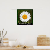 Die Erde lacht in Blume Poster (Küche)