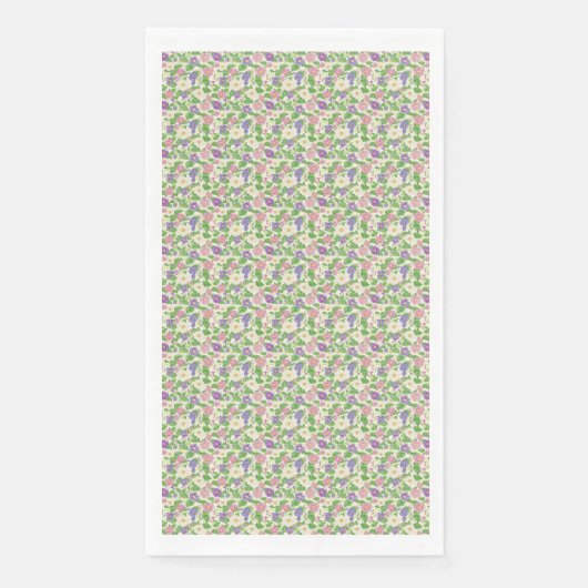 Die Erde lacht in Blume Serviette (Vorderseite)