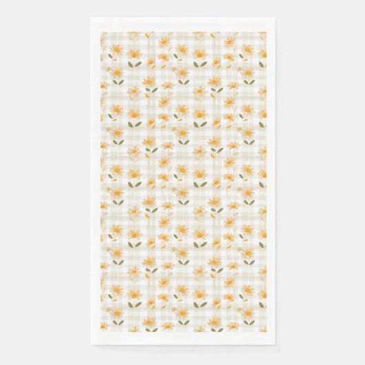 Die Erde lacht in Blume Serviette (Vorderseite)