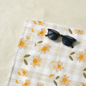 Die Erde lacht in Blume Strandtuch (Beispiel)