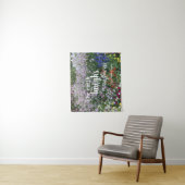 Die Erde lacht in Blume Zitat von Blumen Wandteppich (Beispiel)