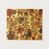 Die Erde lacht in kleinen Blume Wandteppich (Vorderseite (Horizontal))