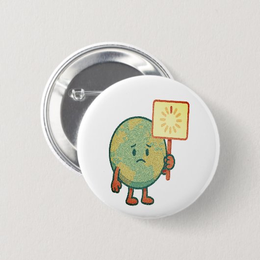 Die Erde ladet... Bitte warten Button (Vorne & Hinten)