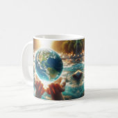 DIE ERDE LIEGT IN UNSEREM HANDEL KAFFEETASSE (Vorderseite Links)
