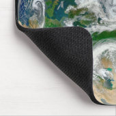 Die Erde mit der Arktis, Europa und Asien. Mousepad (Ecke)