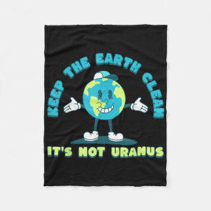 Die Erde muss ihre nicht Uranus-Umwelt reinigen be Fleecedecke