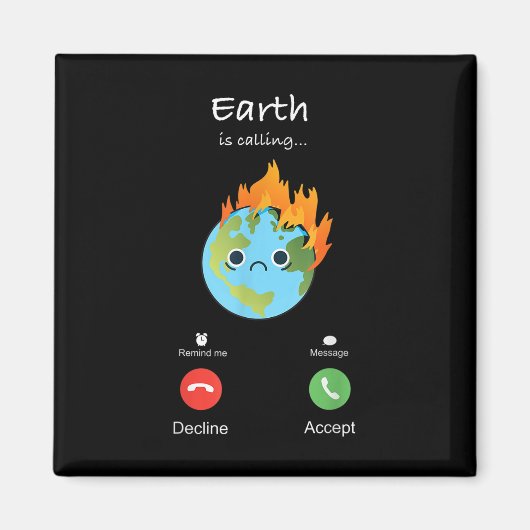 Die Erde nennt den Klimawandel als Klimaschutz Magnet (Vorne)