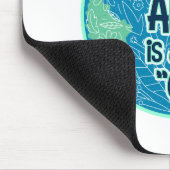Die Erde ohne Kunst ist genau so Mousepad (Ecke)