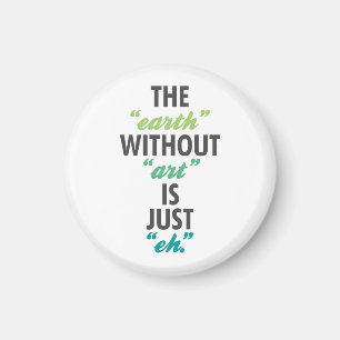 Die Erde ohne Kunst ist gerade wie Magnet