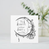 Die Erde ohne Kunst ist nur EH Inspiration Zitat (Stehend Vorderseite)