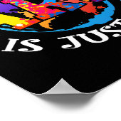 Die Erde ohne Kunst ist nur EH Poster (Ecke)