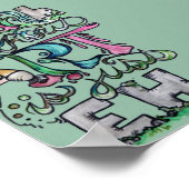 Die Erde ohne Kunst ist nur EH Poster (Ecke)