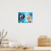 Die Erde ohne Kunst, Poster (Küche)