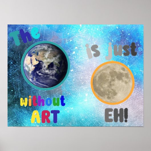 Die Erde ohne Kunst, Poster (Vorne)