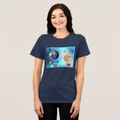 Die Erde ohne Kunst, Tri-Blend Shirt (Vorderseite voll)