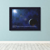 Die Erde - Perek Shirah Leinwanddruck (Insitu (Holzboden))