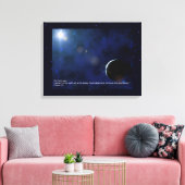 Die Erde - Perek Shirah Leinwanddruck (Insitu (Wohnzimmer))