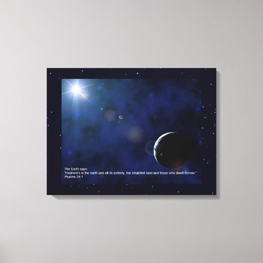 Die Erde - Perek Shirah Leinwanddruck (Vorderseite)