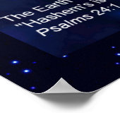 Die Erde Poster (Ecke)