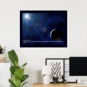 Die Erde Poster (Heimbüro)