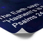 Die Erde Poster (Ecke)