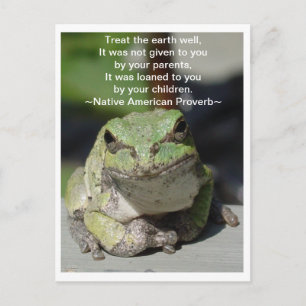 Die Erde Postkarte